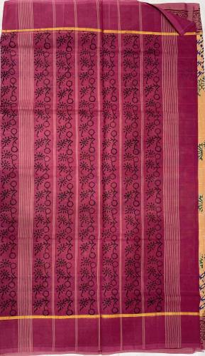 SALEM BLOCK PRINT COTTON SAREES